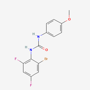 1-(2-Bromo-4,6-difluorophenyl)-3-(4-methoxyphenyl)urea