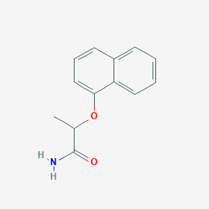 molecular formula C13H13NO2 B4802563 2-(Naphthalen-1-yloxy)propanamide 