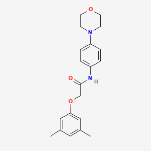 molecular formula C20H24N2O3 B4802568 2-(3,5-dimethylphenoxy)-N-(4-morpholin-4-ylphenyl)acetamide 