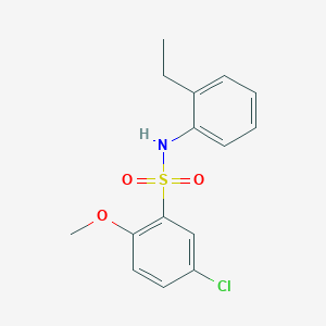 5-chloro-N-(2-ethylphenyl)-2-methoxybenzenesulfonamide