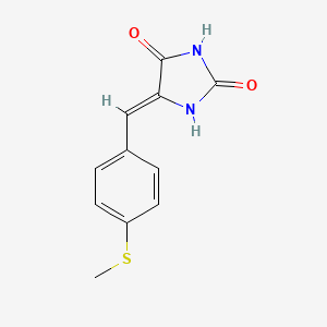 (Z)-5-(4-(methylthio)benzylidene)imidazolidine-2,4-dione