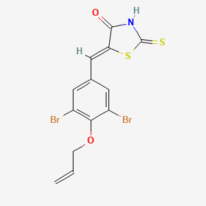 5-[4-(allyloxy)-3,5-dibromobenzylidene]-2-thioxo-1,3-thiazolidin-4-one