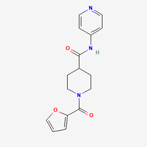 1-(FURAN-2-CARBONYL)-N-(PYRIDIN-4-YL)PIPERIDINE-4-CARBOXAMIDE