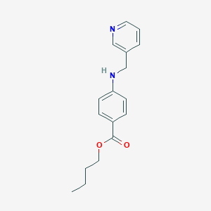 molecular formula C17H20N2O2 B4802882 Butyl 4-(pyridin-3-ylmethylamino)benzoate 