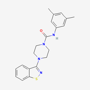 4-(1,2-benzisothiazol-3-yl)-N-(3,5-dimethylphenyl)-1-piperazinecarboxamide