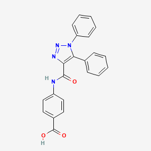 4-{[(1,5-diphenyl-1H-1,2,3-triazol-4-yl)carbonyl]amino}benzoic acid