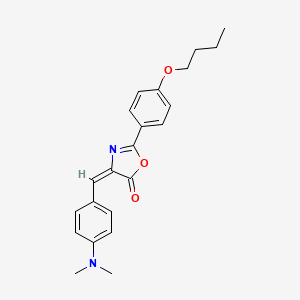 2-(4-butoxyphenyl)-4-[4-(dimethylamino)benzylidene]-1,3-oxazol-5(4H)-one