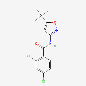 2,4-DICHLORO-N-[5-(2-METHYL-2-PROPANYL)-3-ISOXAZOLYL]BENZAMIDE