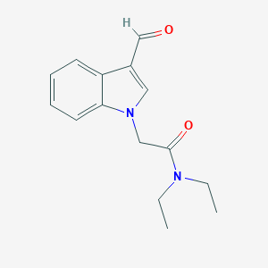 molecular formula C15H18N2O2 B480305 N,N-Diethyl-2-(3-formyl-indol-1-yl)-acetamide CAS No. 347320-56-3