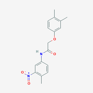 2-(3,4-dimethylphenoxy)-N-(4-methyl-3-nitrophenyl)acetamide