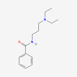 molecular formula C14H22N2O B4803121 N-[3-(diethylamino)propyl]benzamide CAS No. 66999-80-2