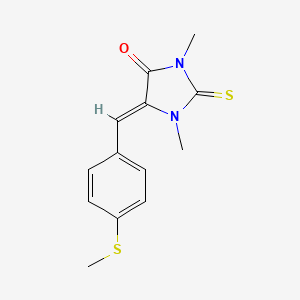 1,3-dimethyl-5-[4-(methylthio)benzylidene]-2-thioxo-4-imidazolidinone