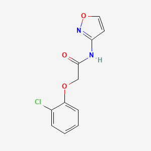 2-(2-CHLOROPHENOXY)-N-(12-OXAZOL-3-YL)ACETAMIDE