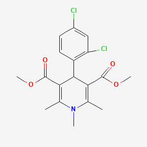 3,5-DIMETHYL 4-(2,4-DICHLOROPHENYL)-1,2,6-TRIMETHYL-1,4-DIHYDROPYRIDINE-3,5-DICARBOXYLATE