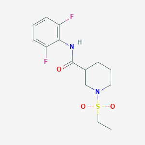 N-(2,6-difluorophenyl)-1-(ethylsulfonyl)piperidine-3-carboxamide