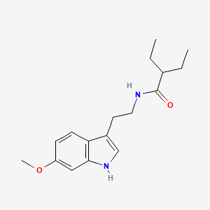 2-ethyl-N-[2-(6-methoxy-1H-indol-3-yl)ethyl]butanamide