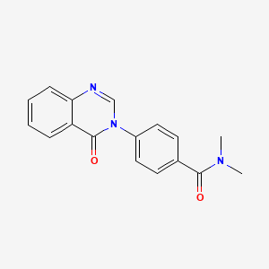 N,N-dimethyl-4-(4-oxo-3(4H)-quinazolinyl)benzamide