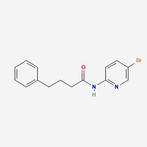 N-(5-bromopyridin-2-yl)-4-phenylbutanamide