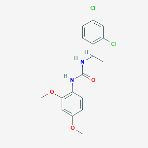 1-[1-(2,4-Dichlorophenyl)ethyl]-3-(2,4-dimethoxyphenyl)urea