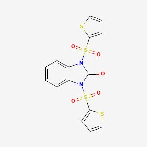 1,3-bis(2-thienylsulfonyl)-1,3-dihydro-2H-benzimidazol-2-one