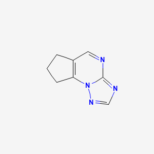 7,8-dihydro-6H-cyclopenta[e][1,2,4]triazolo[1,5-a]pyrimidine