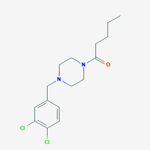 1-(3,4-dichlorobenzyl)-4-pentanoylpiperazine