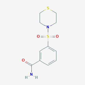 3-(4-thiomorpholinylsulfonyl)benzamide