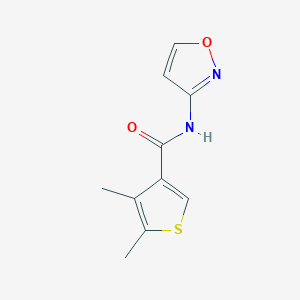 N-(3-ISOXAZOLYL)-4,5-DIMETHYL-3-THIOPHENECARBOXAMIDE