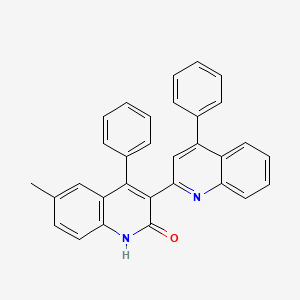 molecular formula C31H22N2O B4804145 6'-methyl-4,4'-diphenyl-2,3'-biquinolin-2'(1'H)-one 