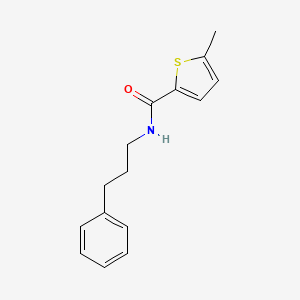 5-methyl-N-(3-phenylpropyl)thiophene-2-carboxamide