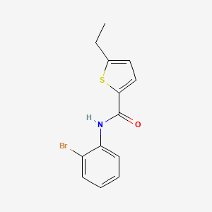 N-(2-bromophenyl)-5-ethylthiophene-2-carboxamide