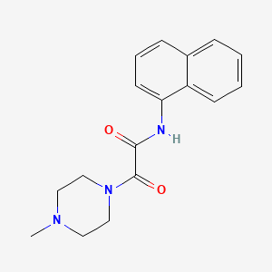 2-(4-methyl-1-piperazinyl)-N-1-naphthyl-2-oxoacetamide