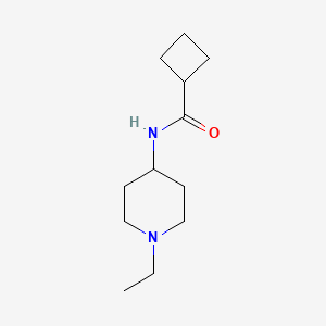 molecular formula C12H22N2O B4804368 N-(1-ethylpiperidin-4-yl)cyclobutanecarboxamide 