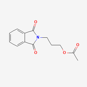 molecular formula C13H13NO4 B4804398 1H-Isoindole-1,3(2H)-dione, 2-[3-(acetyloxy)propyl]- CAS No. 71510-43-5