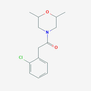 2-(2-Chlorophenyl)-1-(2,6-dimethylmorpholin-4-yl)ethanone