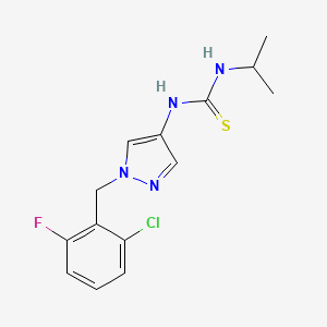 N-[1-(2-chloro-6-fluorobenzyl)-1H-pyrazol-4-yl]-N'-isopropylthiourea