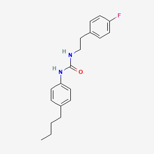 N-(4-BUTYLPHENYL)-N'-(4-FLUOROPHENETHYL)UREA