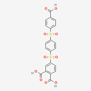 4-({4-[(4-carboxyphenyl)sulfonyl]phenyl}sulfonyl)phthalic acid