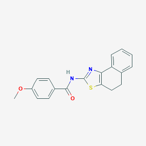 molecular formula C19H16N2O2S B480460 N-(4,5-dihydronaphtho[1,2-d][1,3]thiazol-2-yl)-4-methoxybenzamide CAS No. 361160-47-6