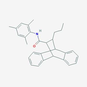 16-Propyl-N-(2,4,6-trimethylphenyl)tetracyclo[6.6.2.02,7.09,14]hexadeca-2,4,6,9,11,13-hexaene-15-carboxamide