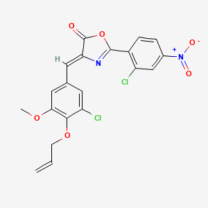 4-[4-(allyloxy)-3-chloro-5-methoxybenzylidene]-2-(2-chloro-4-nitrophenyl)-1,3-oxazol-5(4H)-one