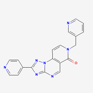 2-pyridin-4-yl-7-(pyridin-3-ylmethyl)pyrido[3,4-e][1,2,4]triazolo[1,5-a]pyrimidin-6(7H)-one