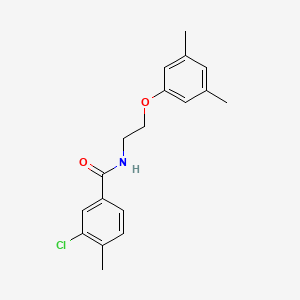 3-chloro-N-[2-(3,5-dimethylphenoxy)ethyl]-4-methylbenzamide