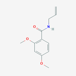 molecular formula C12H15NO3 B480474 2,4-dimethoxy-N-prop-2-enylbenzamide CAS No. 433701-73-6
