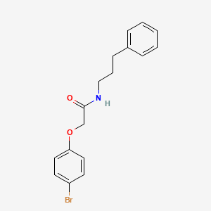 2-(4-bromophenoxy)-N-(3-phenylpropyl)acetamide