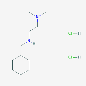 molecular formula C11H26Cl2N2 B4804918 N'-(cyclohexylmethyl)-N,N-dimethylethane-1,2-diamine dihydrochloride 