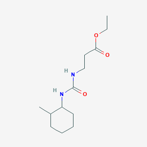 ethyl N-[(2-methylcyclohexyl)carbamoyl]-beta-alaninate