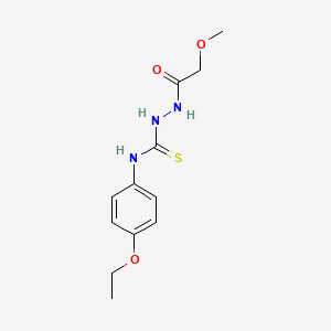 N-(4-ethoxyphenyl)-2-(methoxyacetyl)hydrazinecarbothioamide