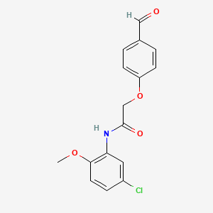 N-(5-chloro-2-methoxyphenyl)-2-(4-formylphenoxy)acetamide