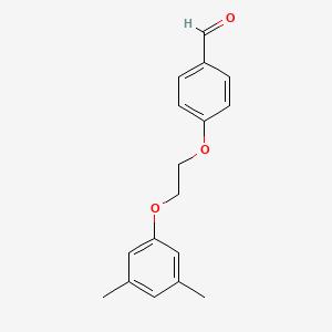 4-[2-(3,5-dimethylphenoxy)ethoxy]benzaldehyde